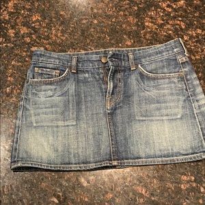 Citizens of Humanity denim mini skirt